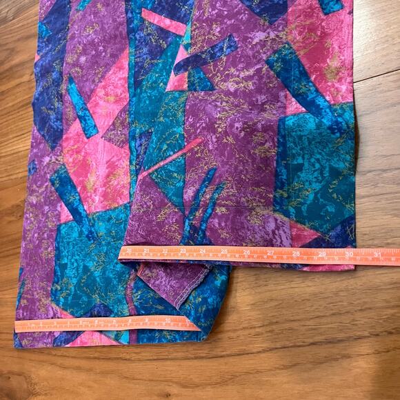 Retro Geometric Pillow Shams 2 Standard Gold Metallic - Picture 7 of 8